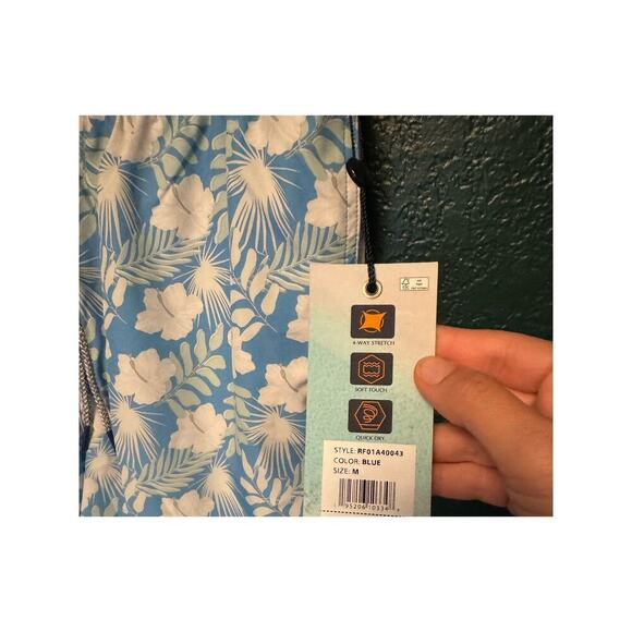 Rainforest Anchor Swim Shorts Men’s M Mood Indigo Trunks New with tags $69 - Picture 2 of 3